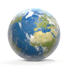Fototapeta premium planet earth world wide 3d-illustration