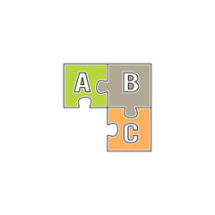 Fototapeta premium Child education line icon