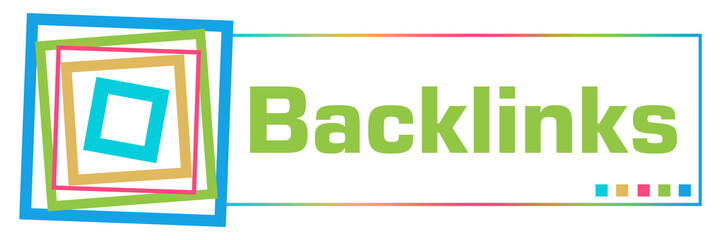 Backlinks Colorful Borders Square Horizontal
