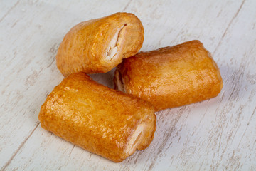 Delicious puff pastry