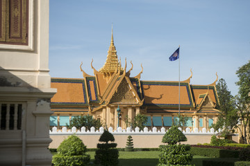 CAMBODIA PHNOM PENH ROYAL PALACE KHEMARIN