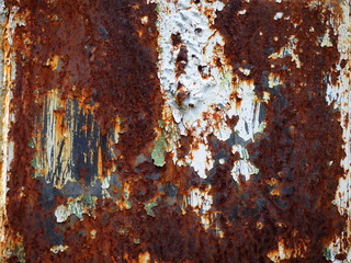 Corroded metal background.