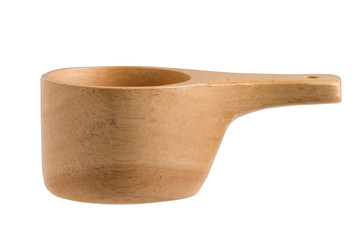 measuring spoon white background with cliping path isolated