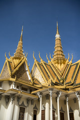 CAMBODIA PHNOM PENH ROYAL PALACE THRONE HALL