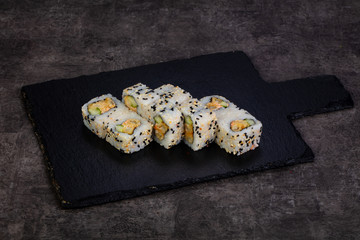 Japanese roll with crab