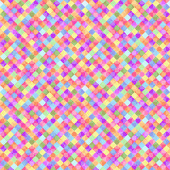 Multicolored tile background. Checkered geometric wallpaper of the surface. Bright colors. Seamless pattern. Print for banners, posters, flyers and textiles. Greeting cards. Doodle for design