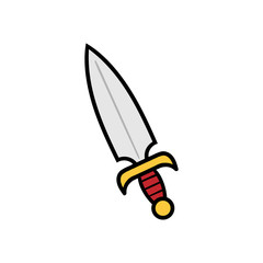 Cartoon Dagger Illustration
