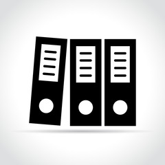 binders icon on white background