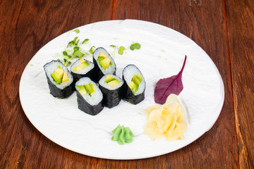 Japanese avocado roll