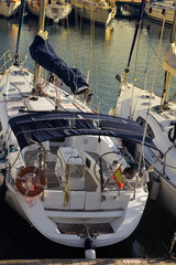 yacht basin, marina of Barcelona
