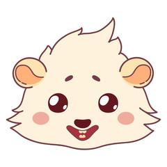 Funny cavy smiling - emoticons icon smile, smile emoji
