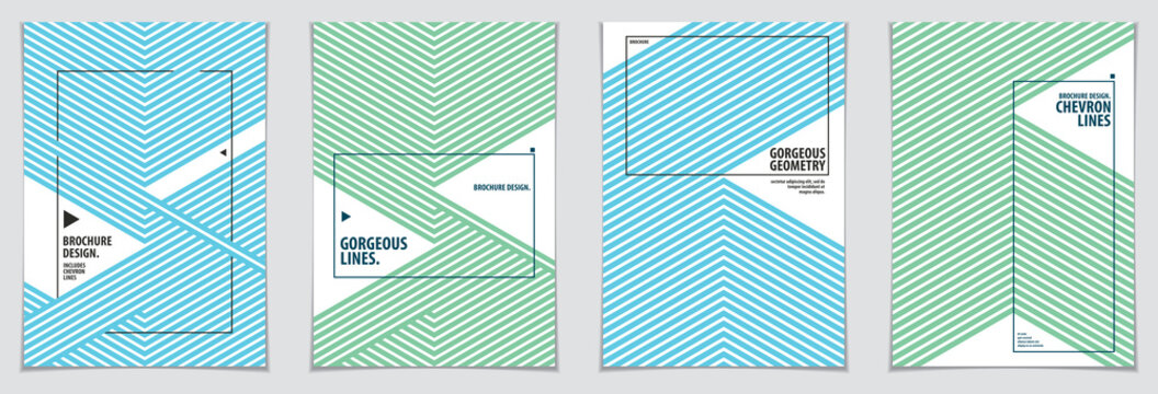 Minimalistic cover brochure designs. Vector geometric patterns abstract backgrounds set. Layouts for Covers, Placards, Posters, Flyers and Banner Designs. A4 print format.