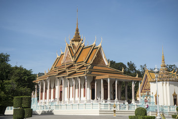 Fototapeta premium CAMBODIA PHNOM PENH ROYAL PALACE SILVER PAGODA