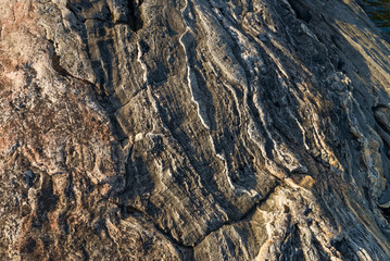 Ancient rock pattern / Canadian Shield geology
