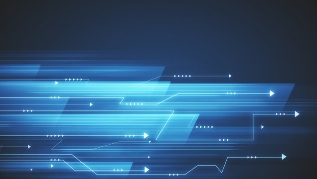 abstract blue technology background