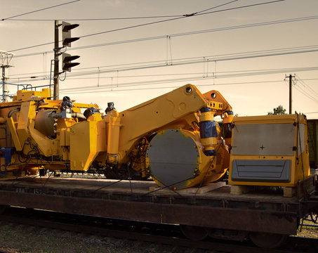 Transportation on platforms of vehicles and machinery