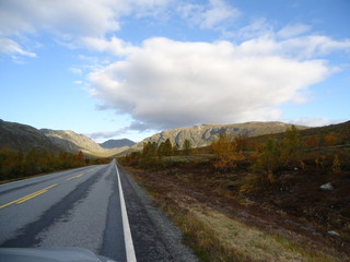 Road in the Norwegian highlands