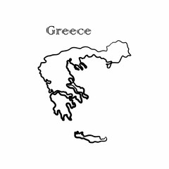 the Greece map
