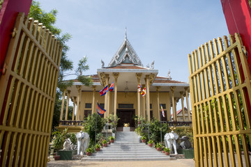 CAMBODIA PHNOM PENH WAT OUNALOM TEMPLE