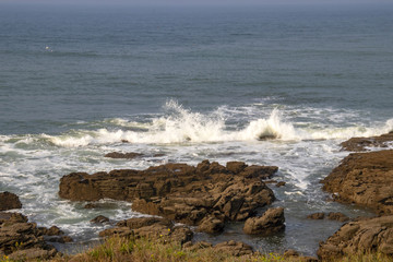 Mouvements de vagues sur la côte vendéenne