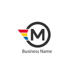 Letter M Logo Template Design