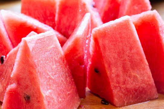 Close Up Of Sliced Watermelon 1