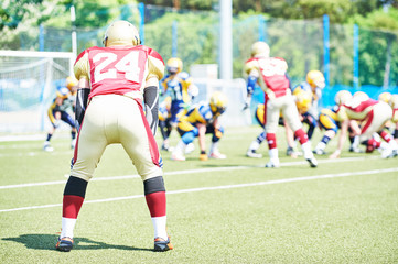 American football player