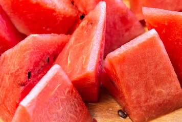 Close Up Of Sliced Watermelon 9