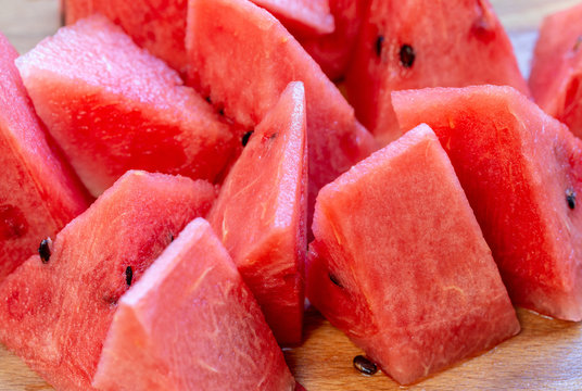 Close Up Of Sliced Watermelon 8