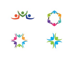community care Logo template