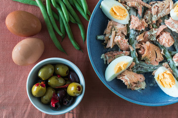 salmon nicoise salad