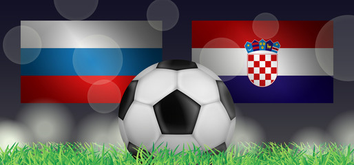 Fußball 2018 - Viertelfinale (Russland vs Kroatien)