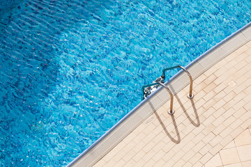 Swimming pool side background photo