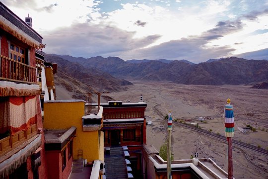 View From Thikse Monastery, Ladakh. India