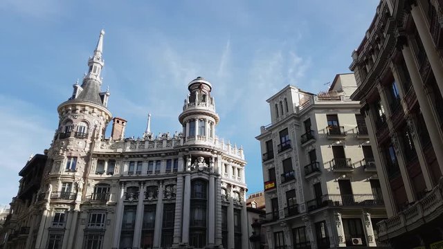 Famous building in Madrid called Edificio Meneses