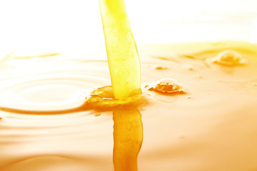 Fototapeta na wymiar Fresh Orange Juice as background