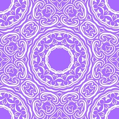 Art deco floral pattern of geometric elements. seamless pattern. Vector illustration. design for printing, presentation, textile industry.