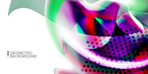 Geometric colorful abstract background