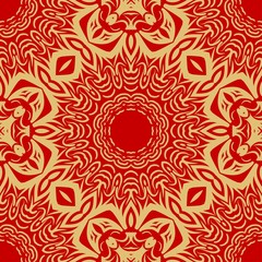 Seamless floral background. decorative texture for wallpaper, invitation. Vector illustration