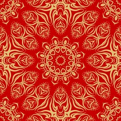 colored floral geometric vector pattern. Vector illustration. ideal for creative and decorative projects