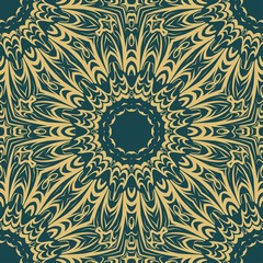 colored floral geometric vector pattern. Vector illustration. ideal for creative and decorative projects