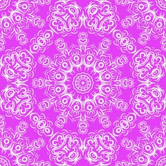Unique, abstract floral color pattern. Seamless vector illustration. For design, wallpaper, background, print