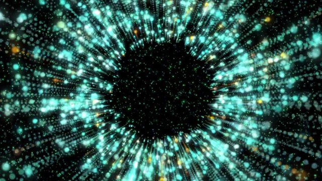 An animated background with particles A looped animation that allows you to use it any time you need