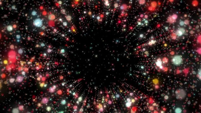 An animated background with particles A looped animation that allows you to use it any time you need