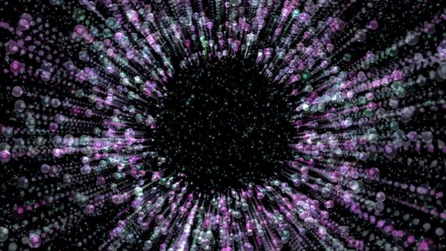 An animated background with particles A looped animation that allows you to use it any time you need