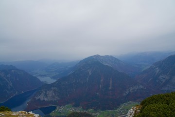 Naklejka premium Mountain view