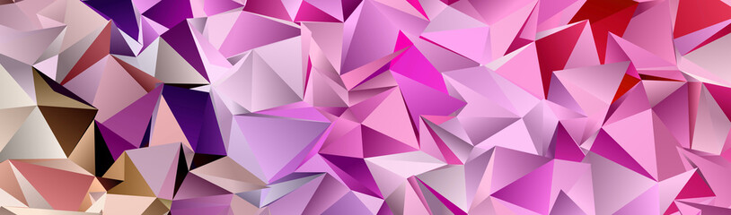 Abstract Low-Poly triangular modern background