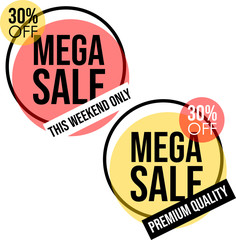 Sale banners 