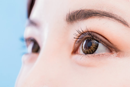 Close Up Of Woman Eyes