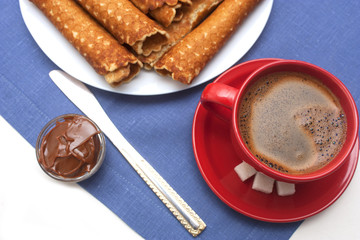 Waffle Tobes Homemade Dessert.